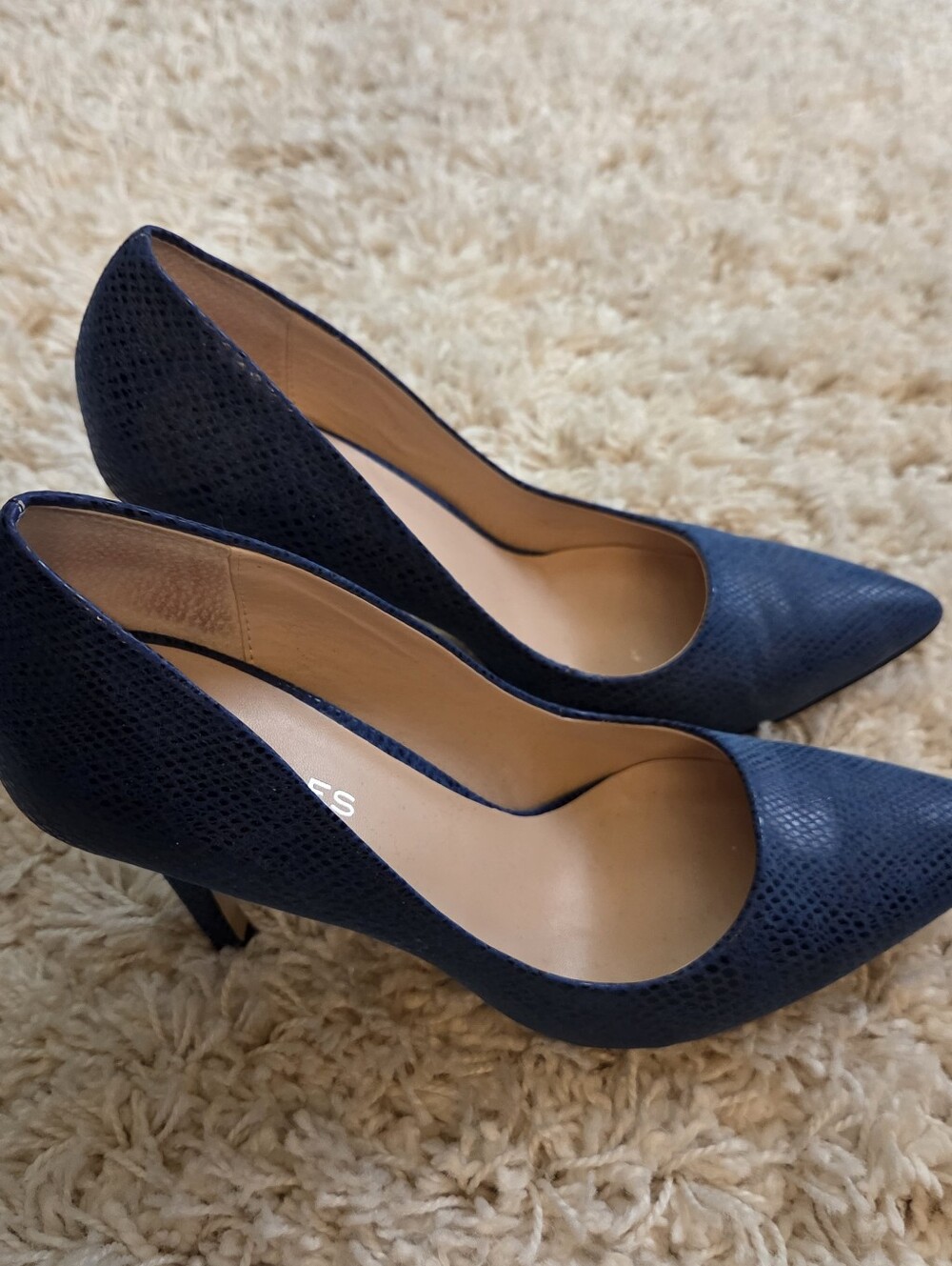 Royal Blue Pointed-Toe Heels Size 8.5